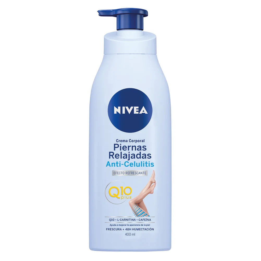 NIVEA CREMA CORPORAL ANTI-CELULITIS PIERNAS RELAJADAS X 400 ML.